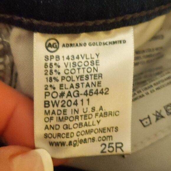 Adriano Goldschmied The Prima Cigarette Leg, skinny ankle jeans, dark 25 - Picture 8 of 8